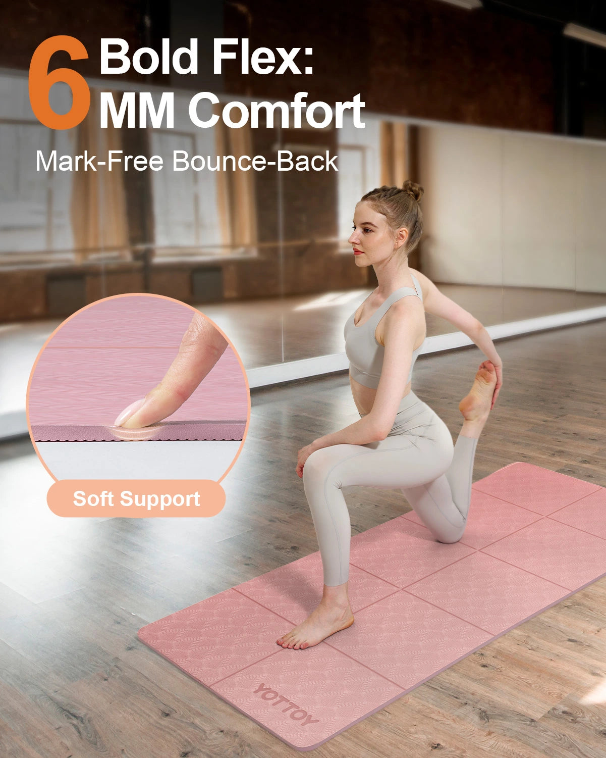 6mm Foldable Yoga/Pilates Mat