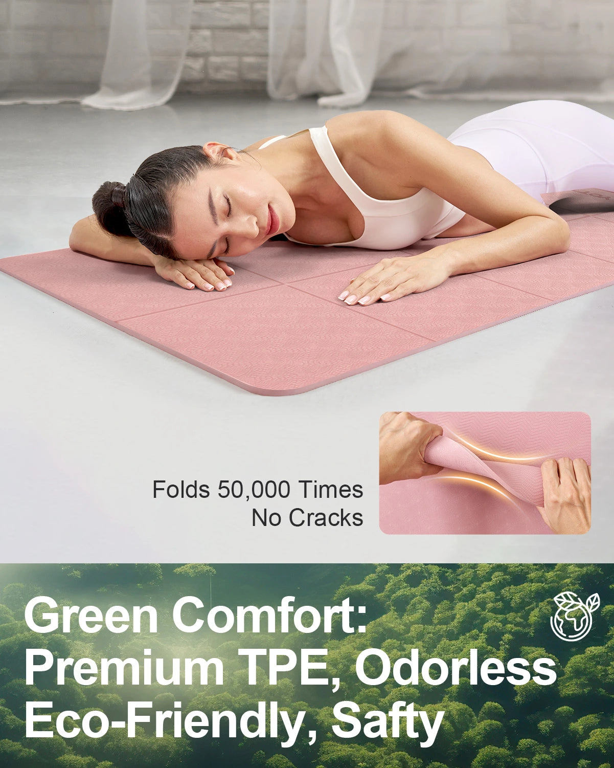6mm Foldable Yoga/Pilates Mat