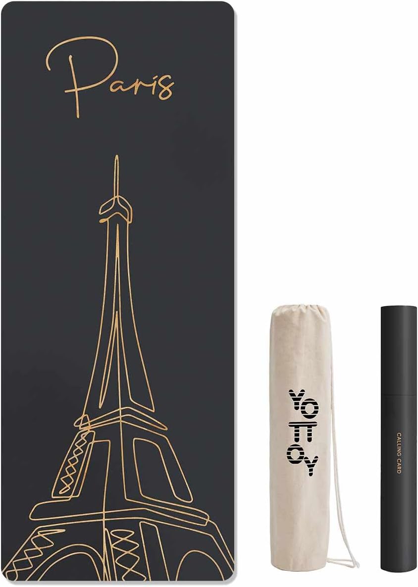 YOTTOY City Landmark Yoga Mat-Eiffel Tower