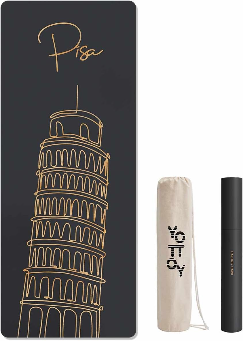 YOTTOY City Landmark Yoga Mat-Eiffel Tower