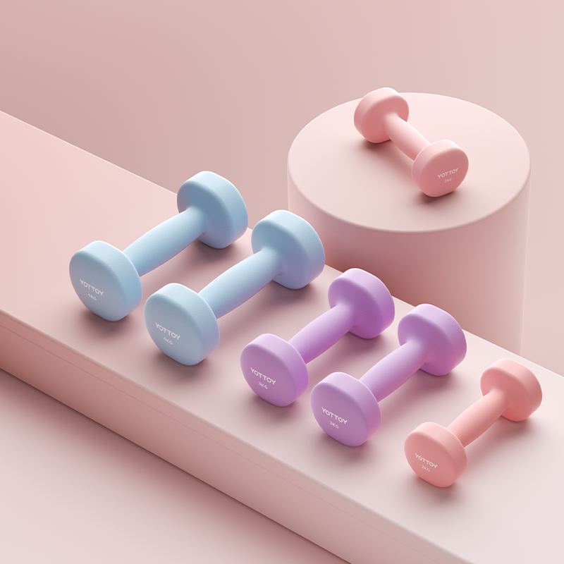 Women's Cast Iron Dumbbell Set