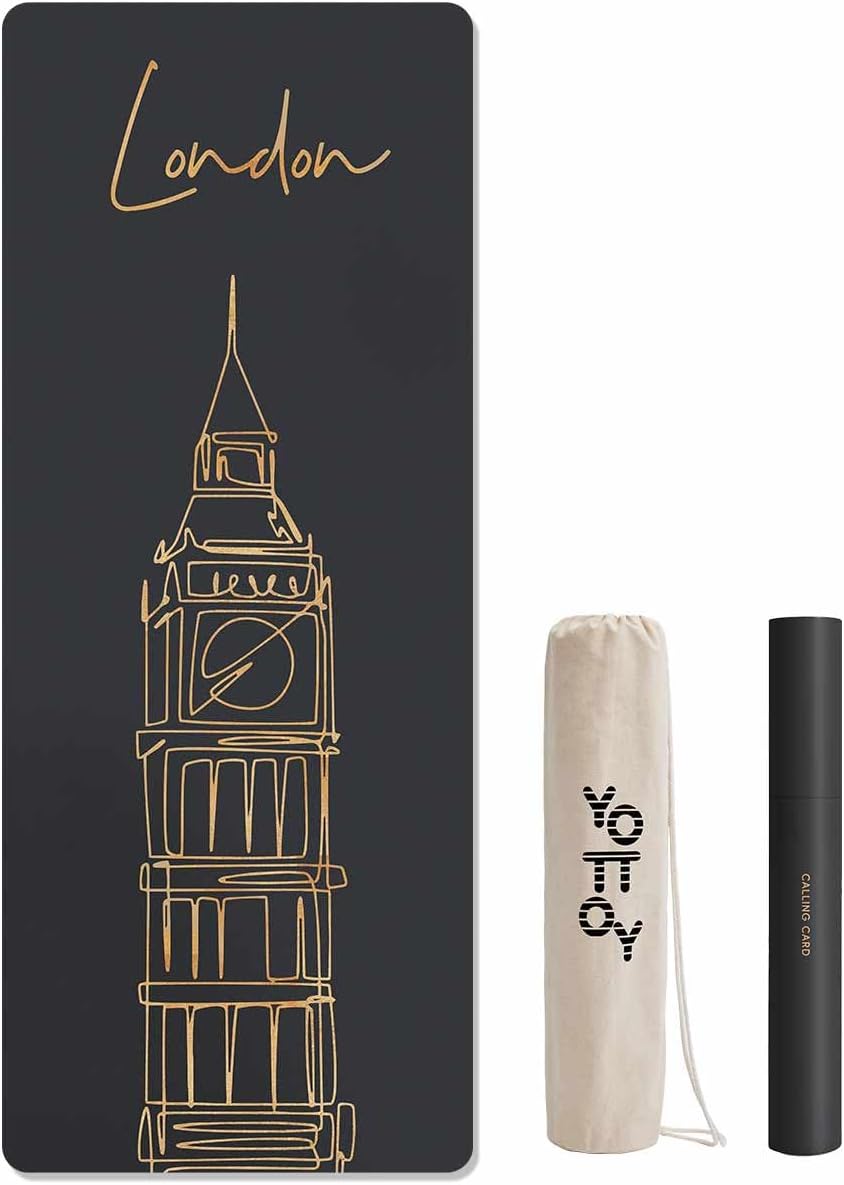 YOTTOY City Landmark Yoga Mat-Eiffel Tower