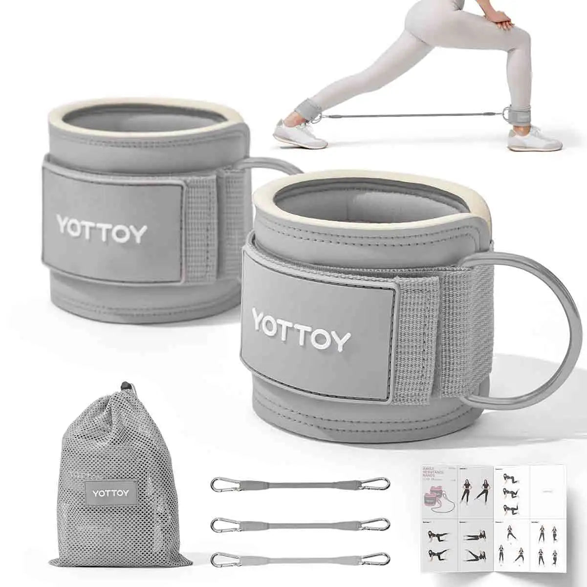Ankle Resistance Bands with Cuffs