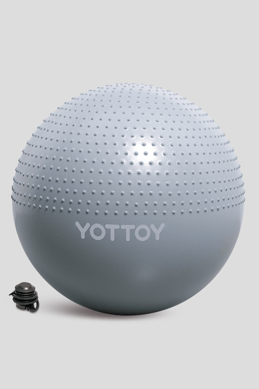 Sensory Gym Ball for Kids, Textured Anti - Burst Baby Yoga Ball - YOTTOY