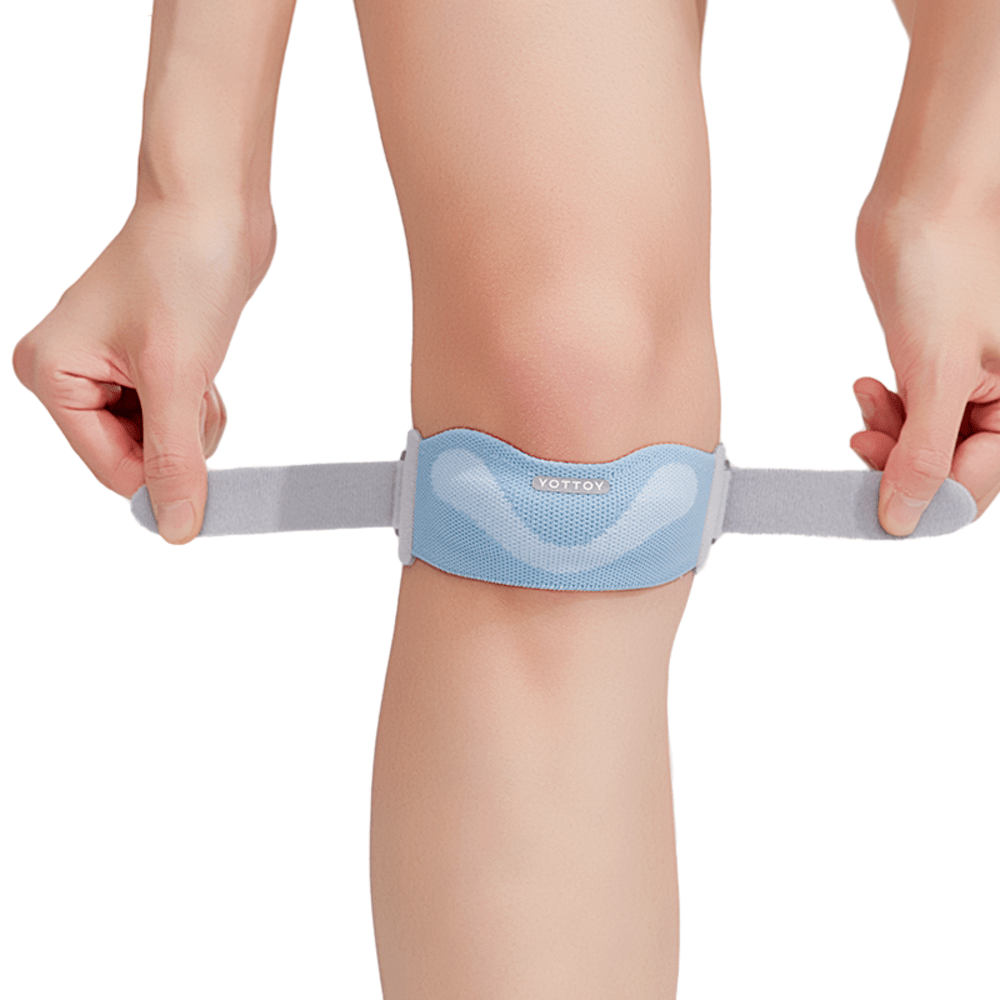 Ultra - Light 12 mm Silicone Patella Strap – Breathable Knee Support - YOTTOY