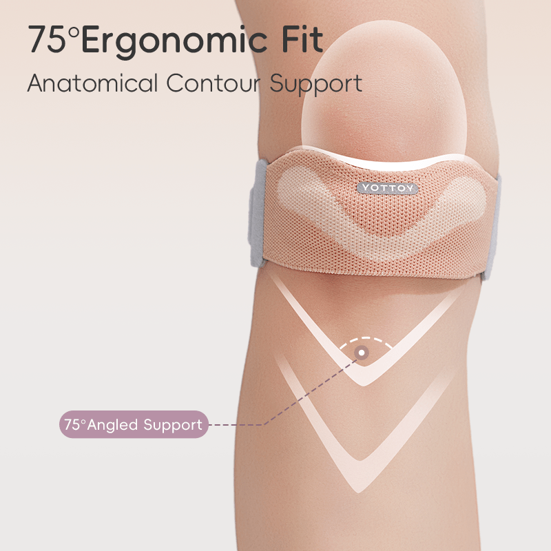 Ultra - Light 12 mm Silicone Patella Strap – Breathable Knee Support - YOTTOY