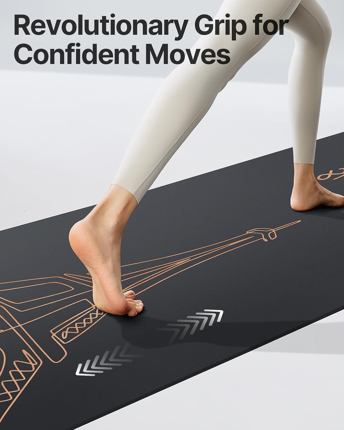 YOTTOY City Landmark Yoga Mat - Eiffel Tower - YOTTOY