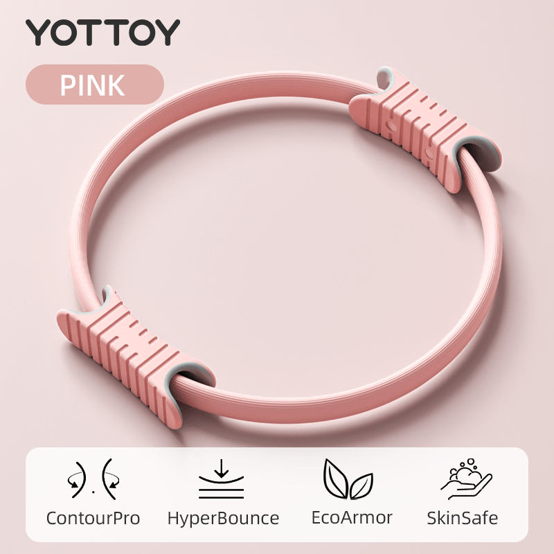YOTTOY Pilates Ring – Multi - Grip Resistance Band for Legs & Arms - YOTTOY