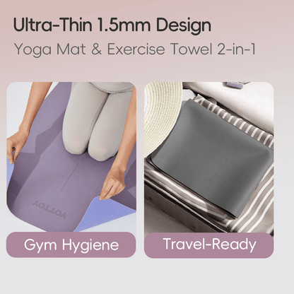1.5mm Rubber yoga mat - YOTTOY
