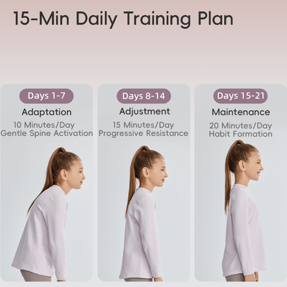 21 - Day Kids’ Posture Trainer Band – Eco Silicone Alignment - YOTTOY