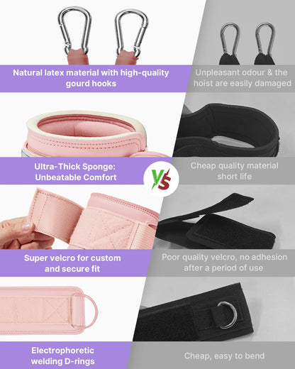 Ankle Resistance Bands with Cuffs