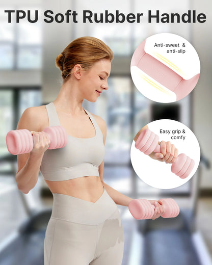 4-in-1 Adjustable Dumbbell Set of 2