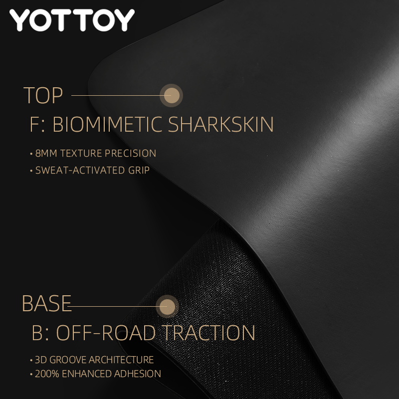 LOGO Double Natural Rubber Yoga Mat