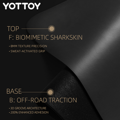 LOGO Double Natural Rubber Yoga Mat