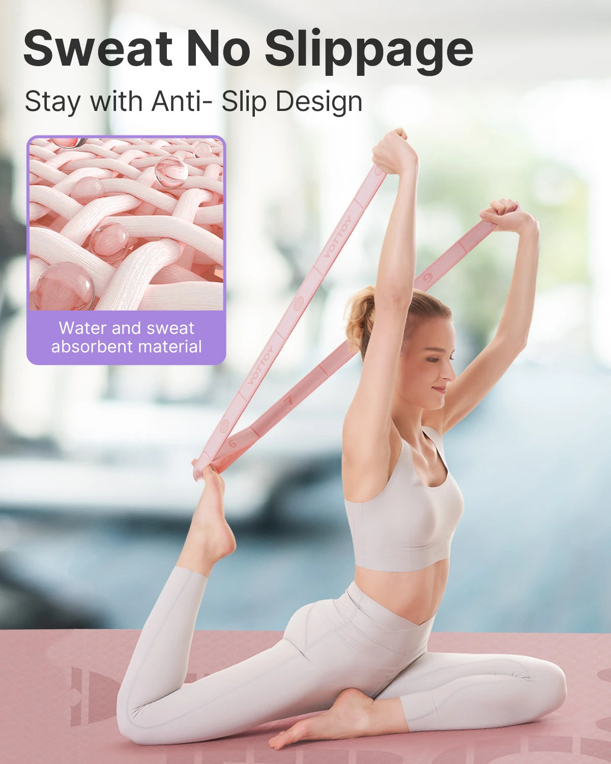 Yoga Strap and Resistance Bands