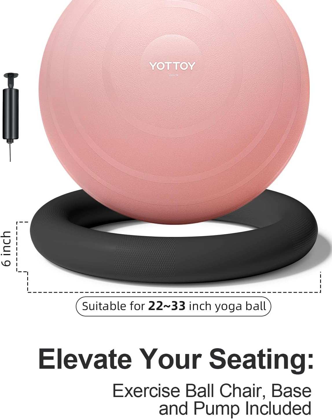 YOTTOY Balance Ball Chair