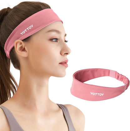 YOTTOY Non Slip Headbands Elastic Sweatbands Sport Workout Hairband