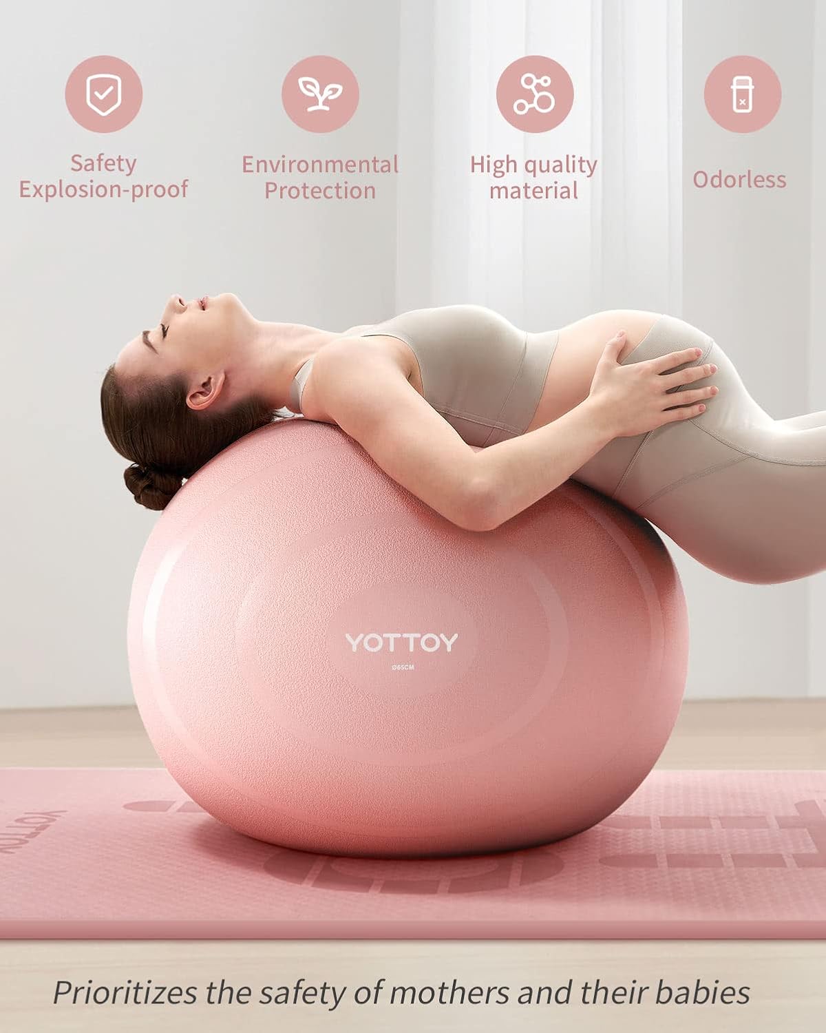 YOTTOY Ultimate Anti-Burst Yoga Ball