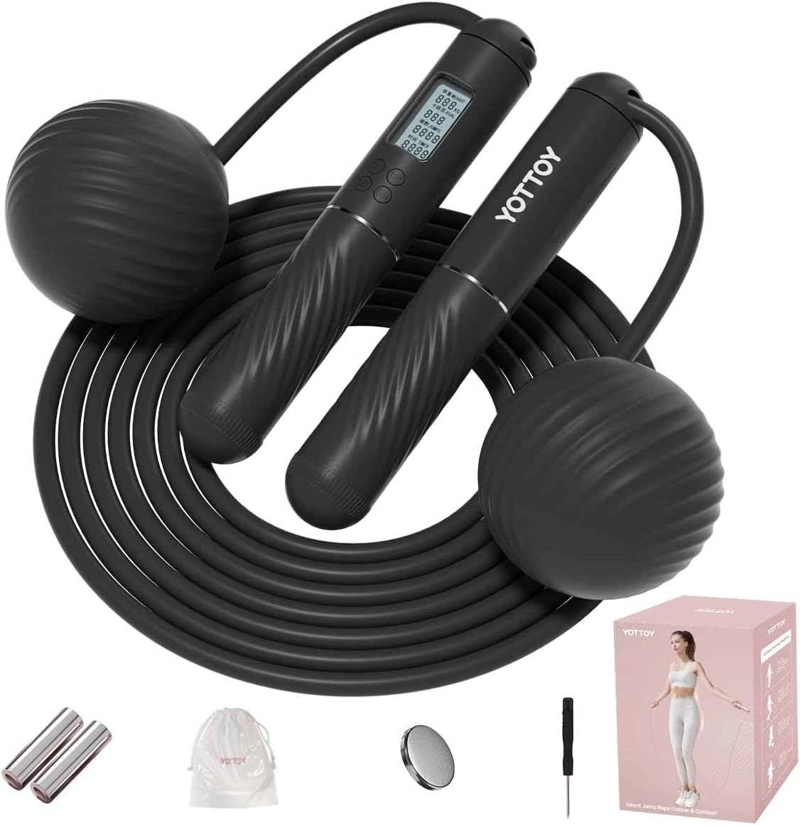 Cordless Jump Rope 2 In 1 with Counter