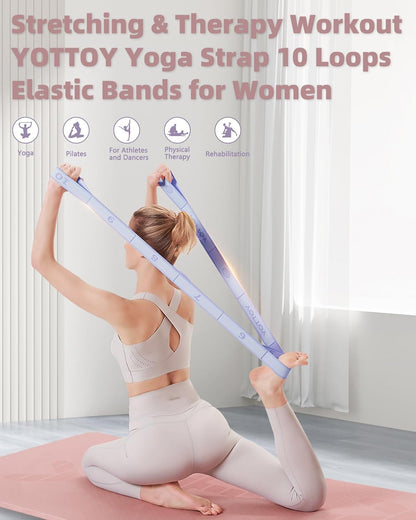 YOTTOY Yoga Strap and Resistance Bands
