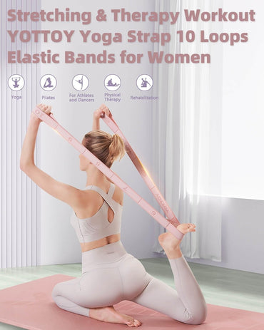 YOTTOY Yoga Strap and Resistance Bands
