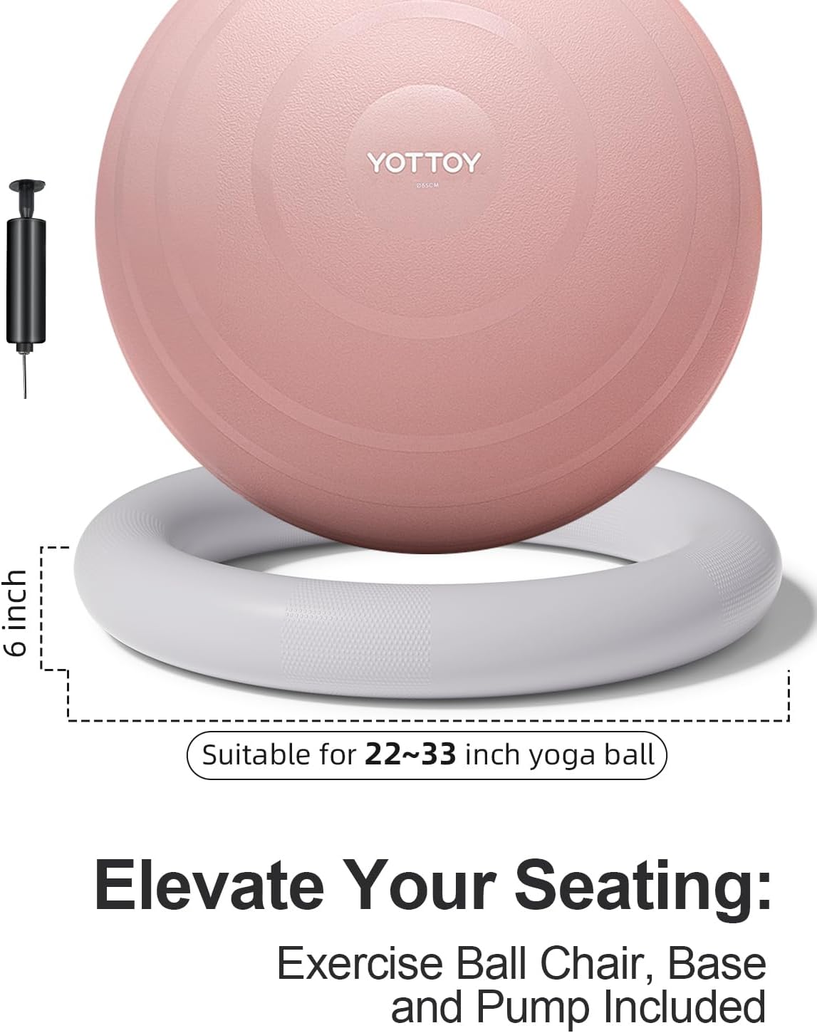 YOTTOY Balance Ball Chair