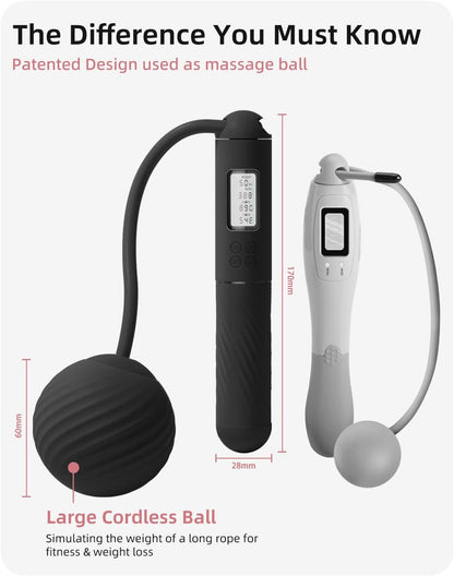 Cordless Jump Rope 2 In 1 with Counter