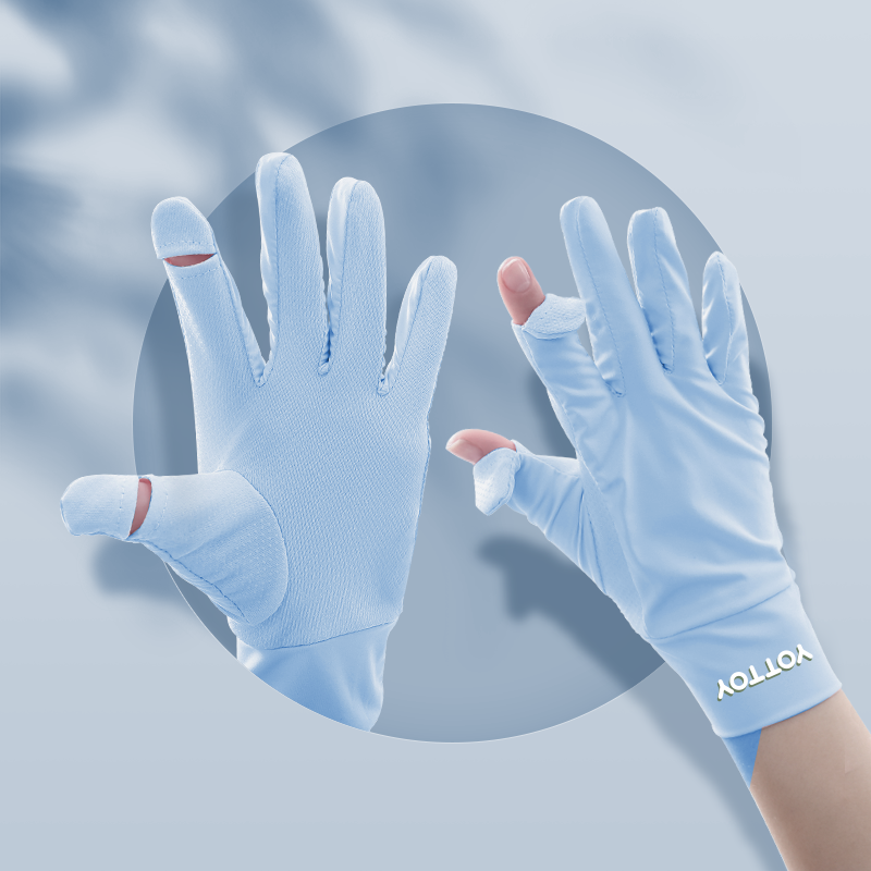 Sun protection gloves