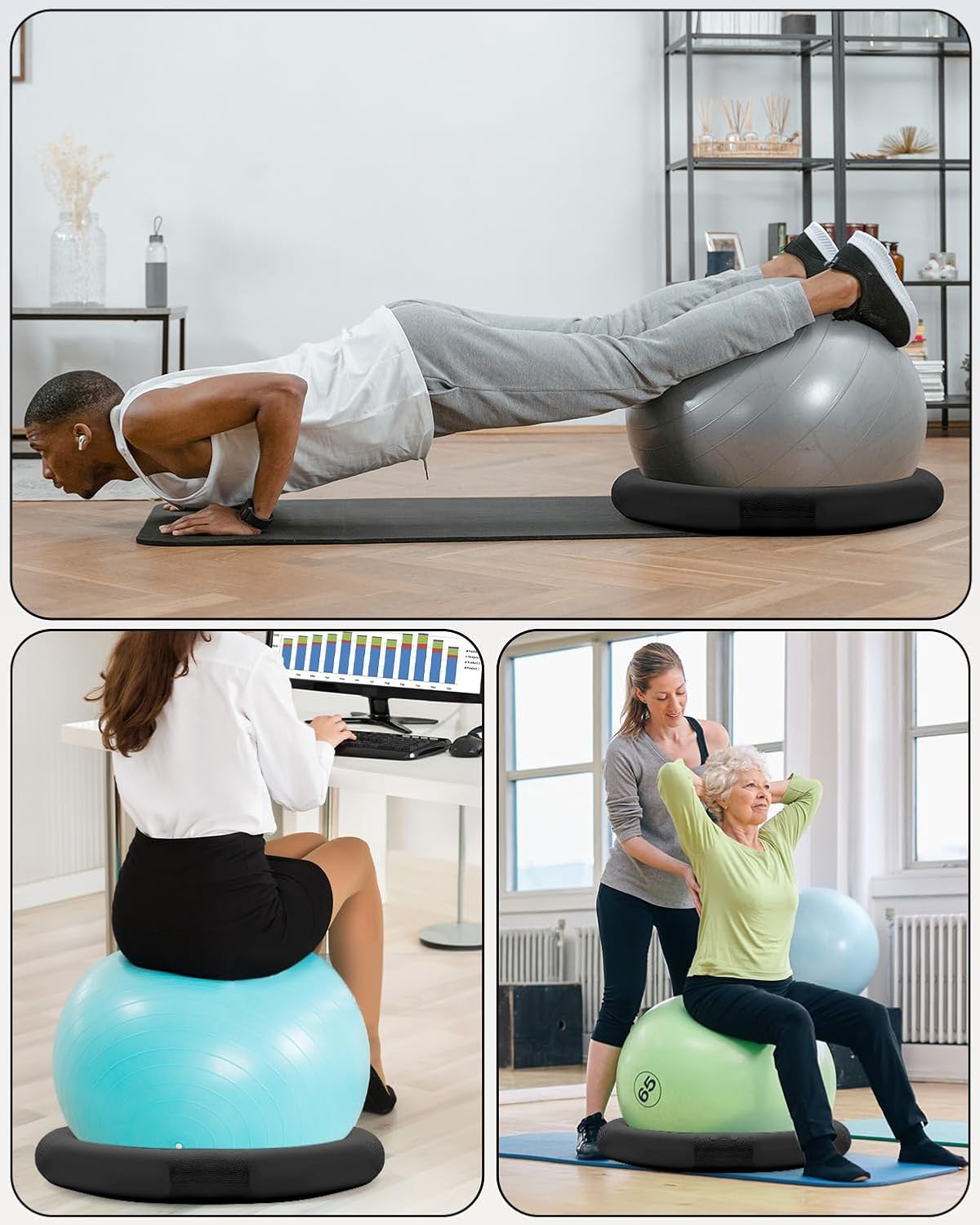 YOTTOY Balance Ball Chair