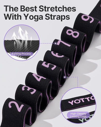 YOTTOY Yoga Strap and Resistance Bands