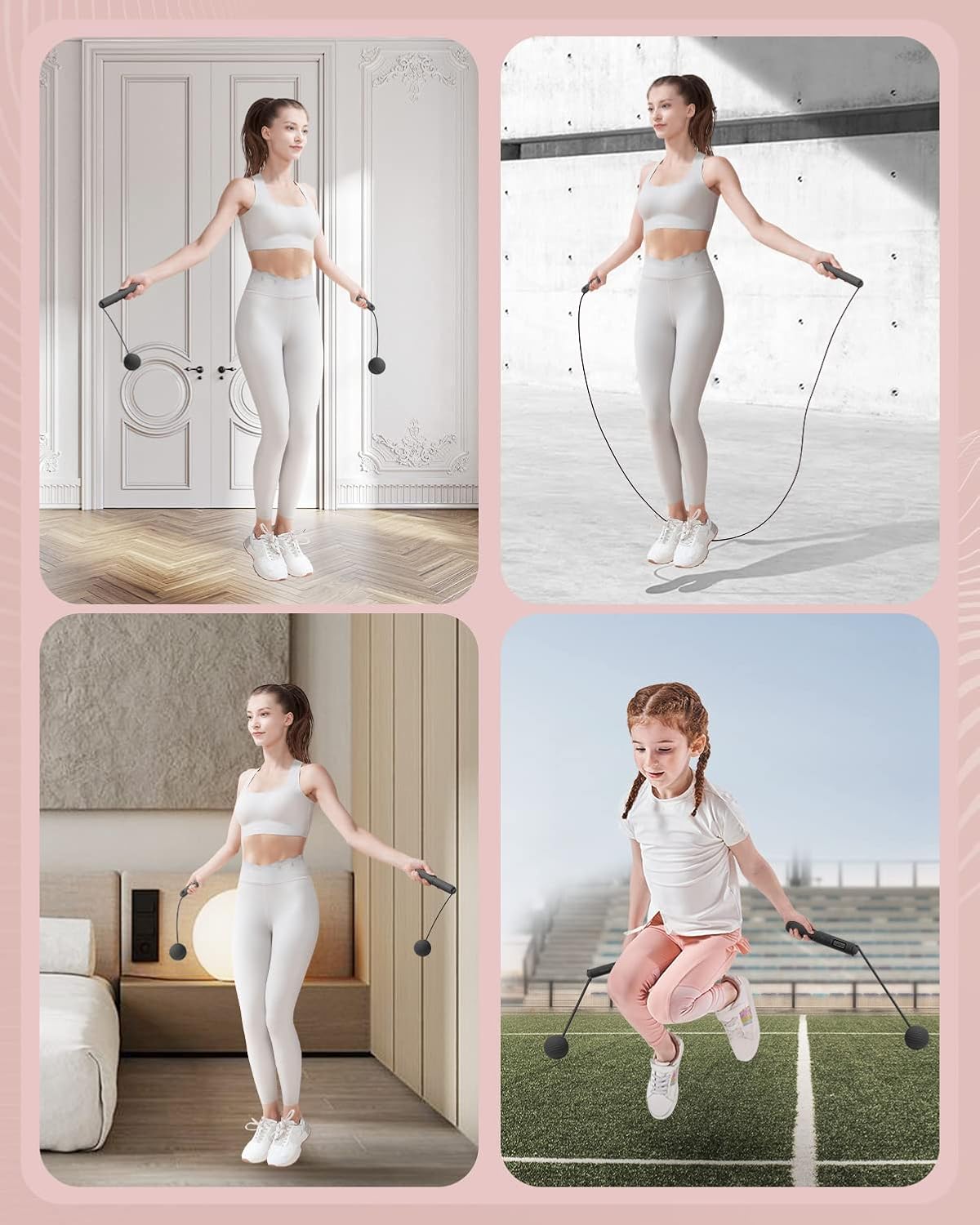 Cordless Jump Rope 2 In 1 with Counter