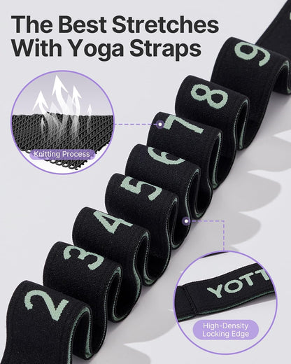 YOTTOY Yoga Strap and Resistance Bands