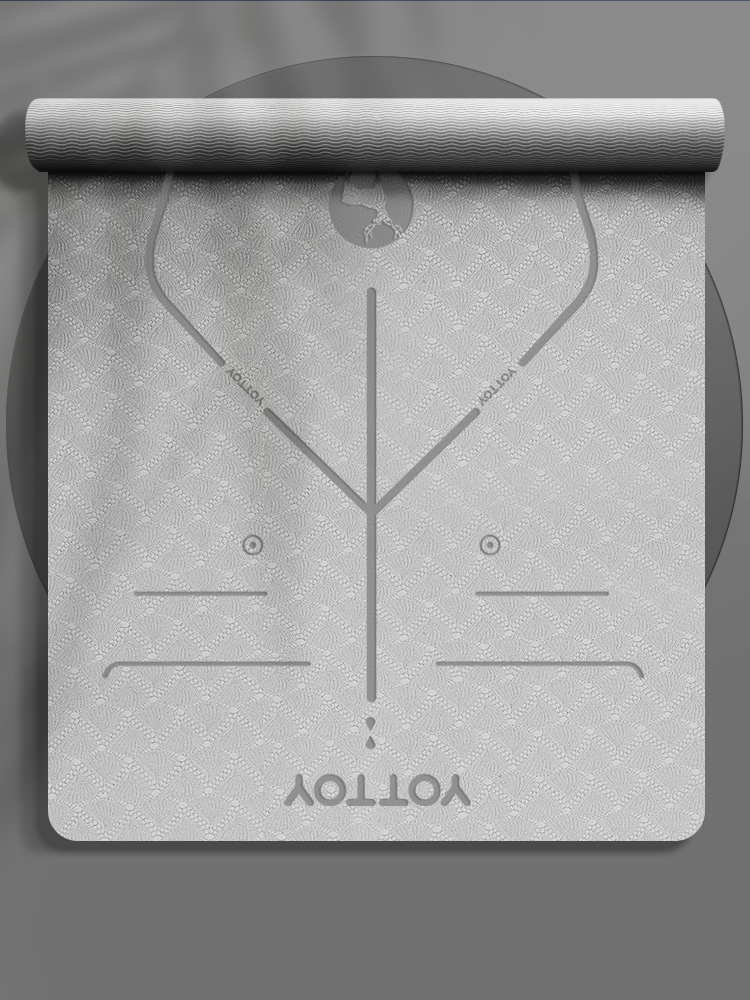 Alignment Line Yoga Mat | L185×W80/90