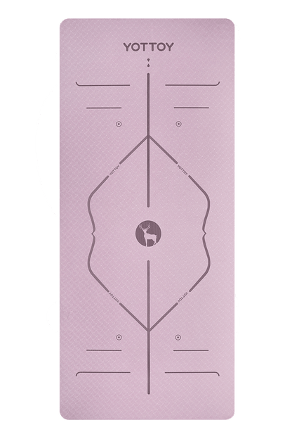 Alignment Line Yoga Mat | L185×W80/90 - YOTTOY