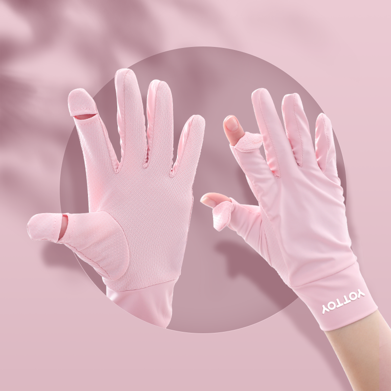 Sun protection gloves