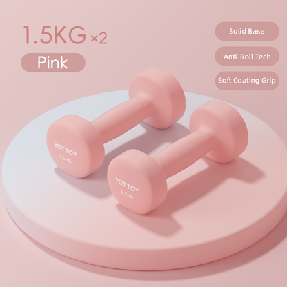 Women's Cast Iron Dumbbell Set