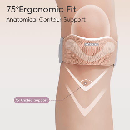 Ultra - Light 12 mm Silicone Patella Strap – Breathable Knee Support - YOTTOY