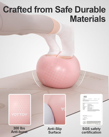YOTTOY Pilates Ball, 10 - inch - YOTTOY